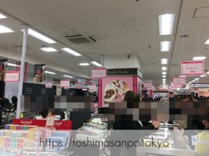 【池袋駅】西武池袋本店 「チョコレートパラダイス2018」バレンタインイベントに女のこたち殺到中♡の会場内７