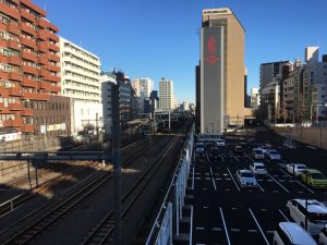 大塚駅の空蝉橋から見える景色