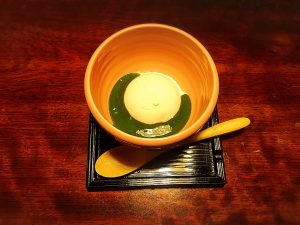 【新宿駅】はじめての「かに道楽」贅沢な蟹三昧大満足ううう！のかにしゃぶ会席冬景色の抹茶掛けアイス
