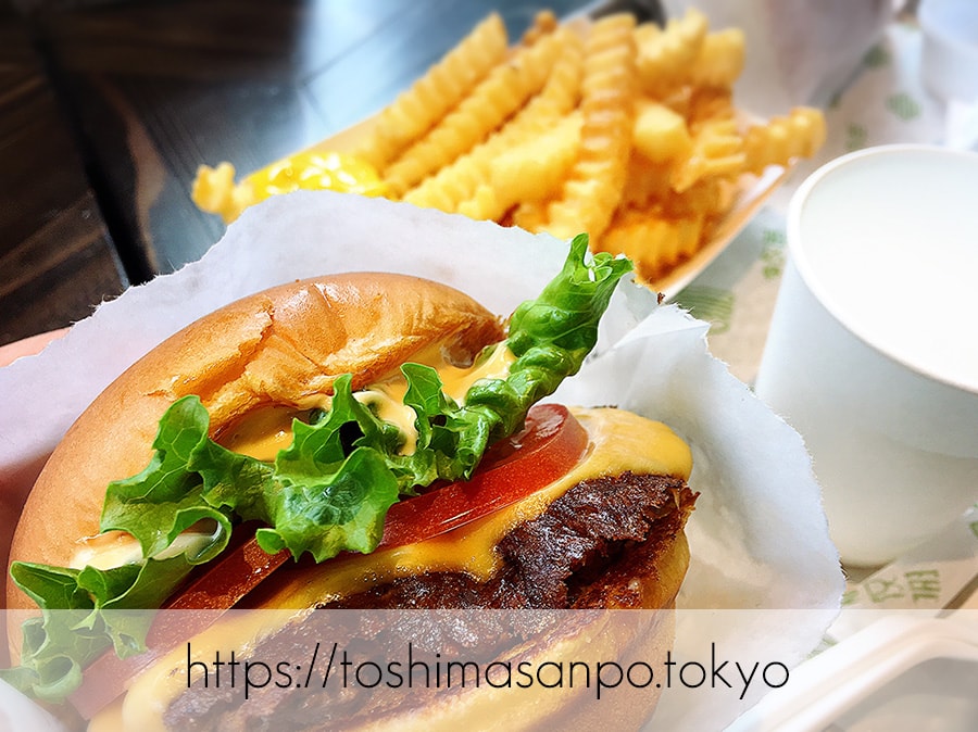 【新宿駅】豊島区へ出店熱望！NY発ハンバーガー「シェイクシャック」の追記１：シャックバーガー