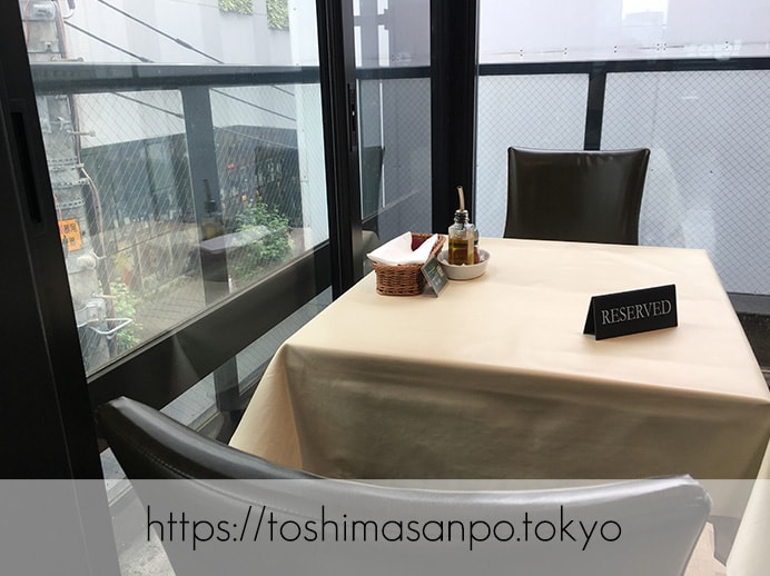 【新宿駅】いい雰囲気イタリアンランチするなら超おすすめ｢オッティモ・シーフード・ガーデン｣のテーブル